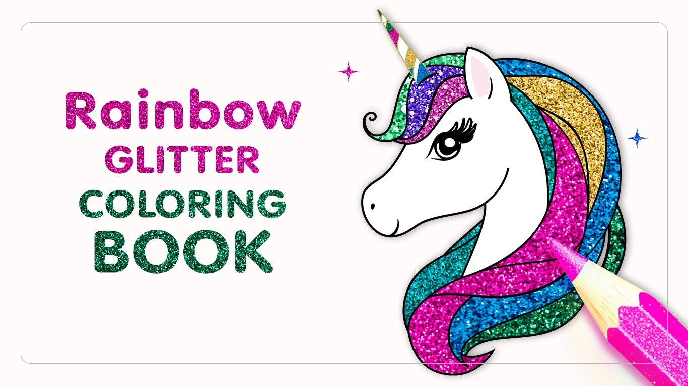 Read more about the article Unleash Your Inner Creativity with Rainbow Glitter Coloring Book